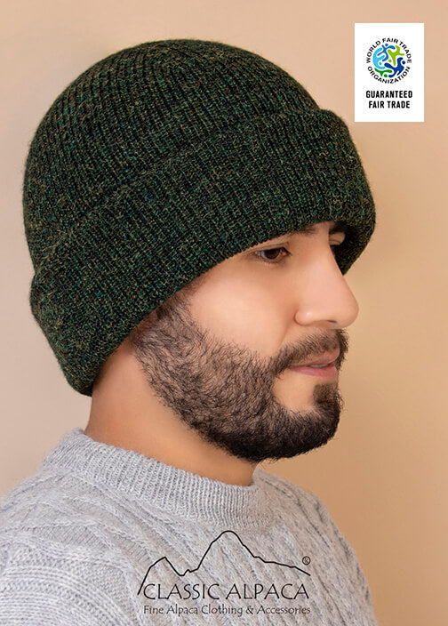Men's Alpaca Double Knit Beanie