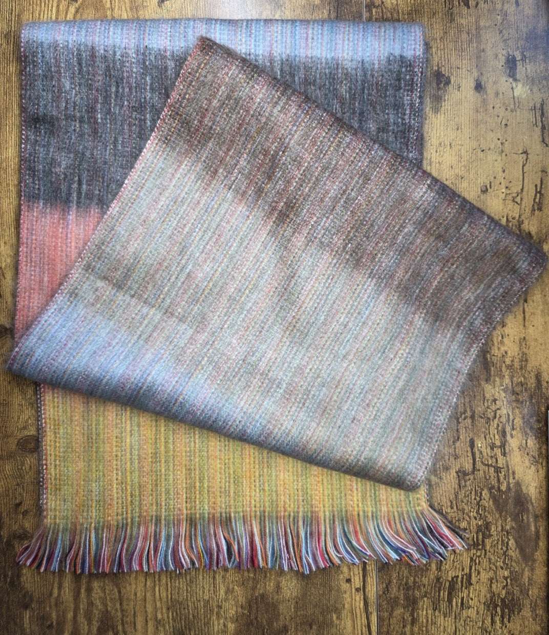 The Funky Alpaca Woven Scarves