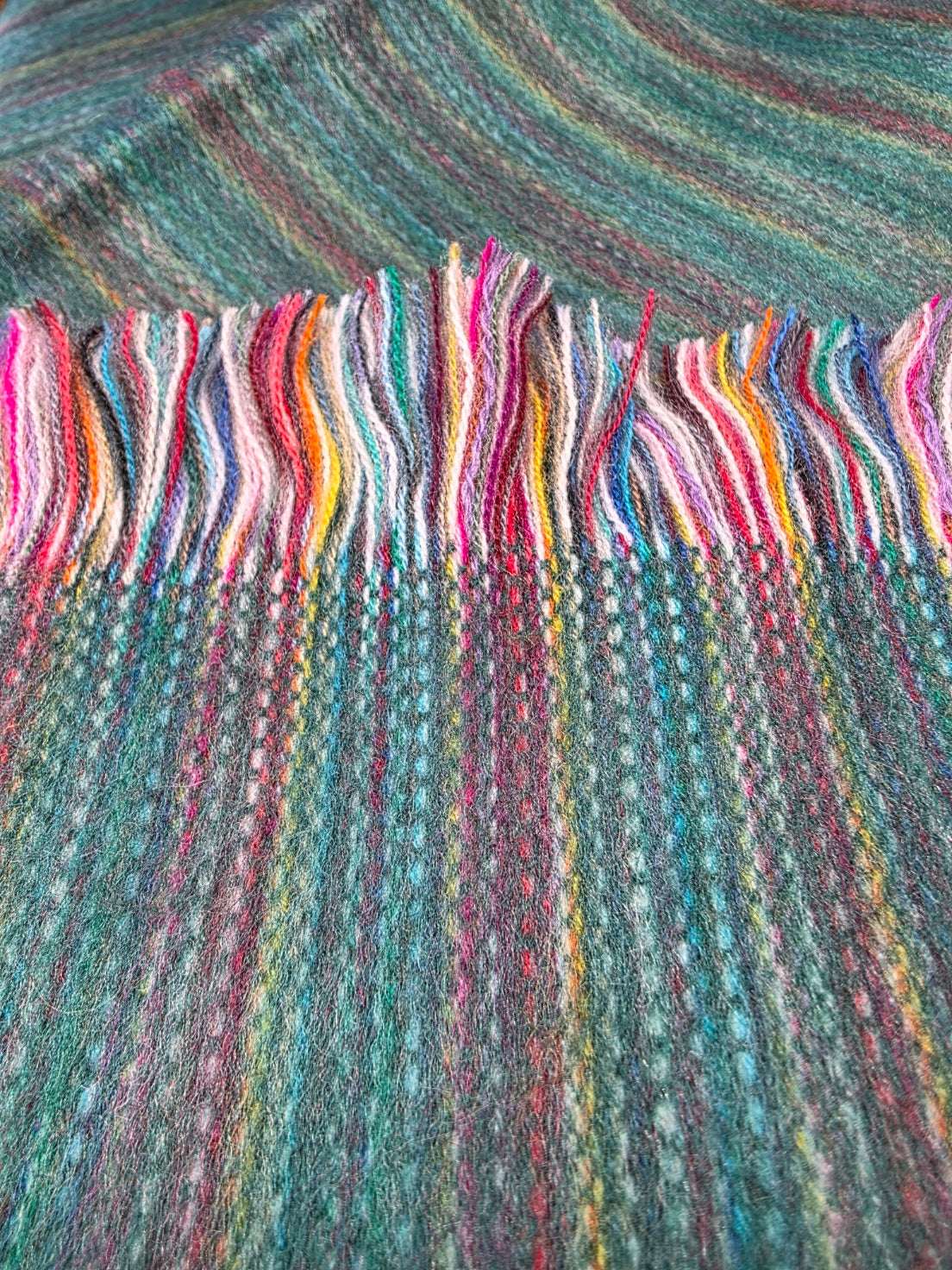 The Funky Alpaca Woven Scarves