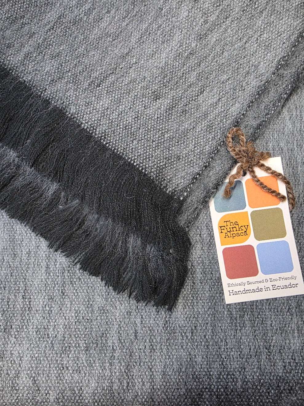 The Funky Alpaca Woven Scarves