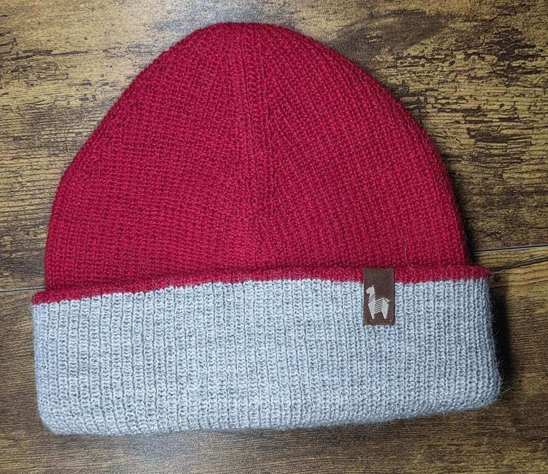 Classic Alpaca Reversible Beanie