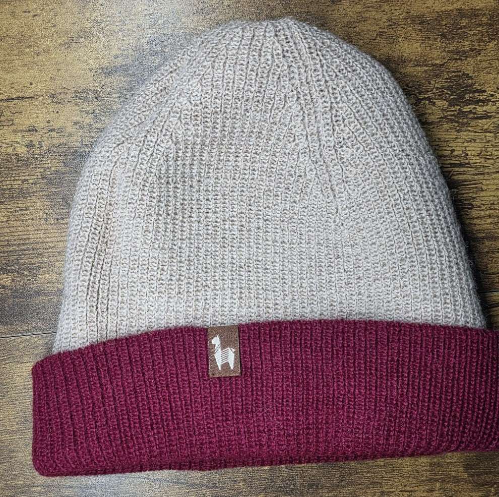 Classic Alpaca Reversible Beanie