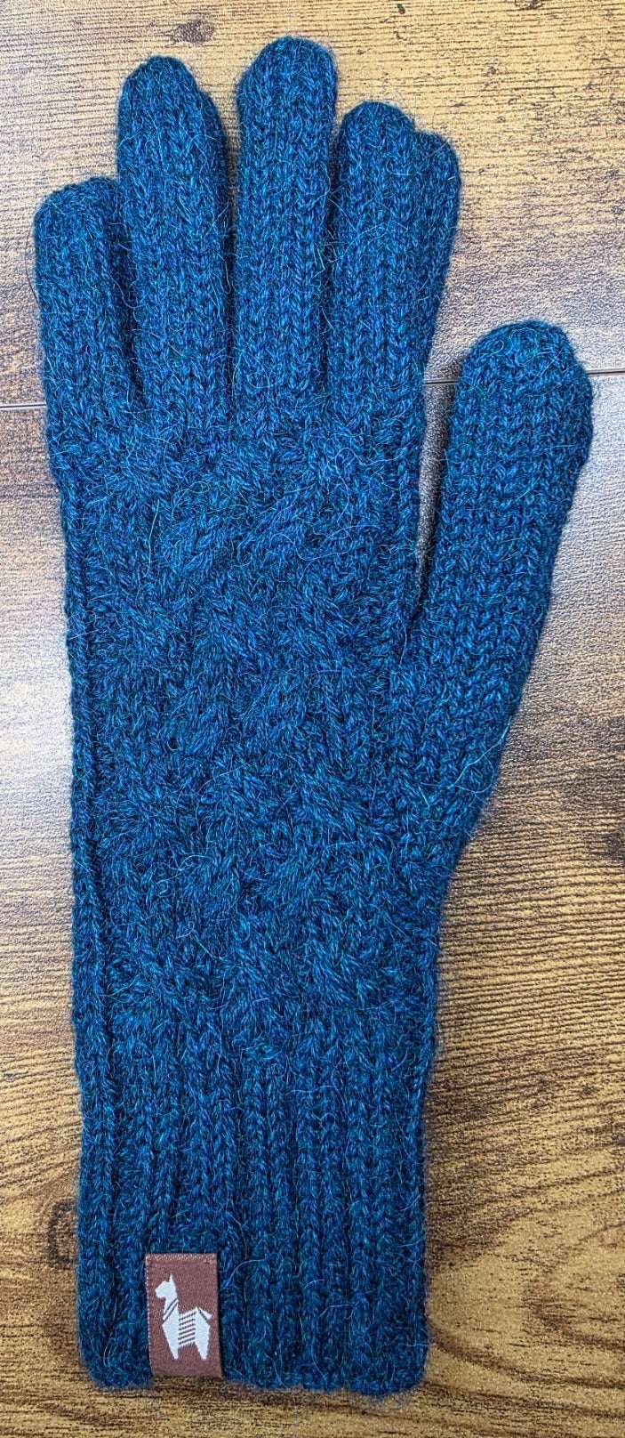 Women's Shadow Cable Alpaca Gloves