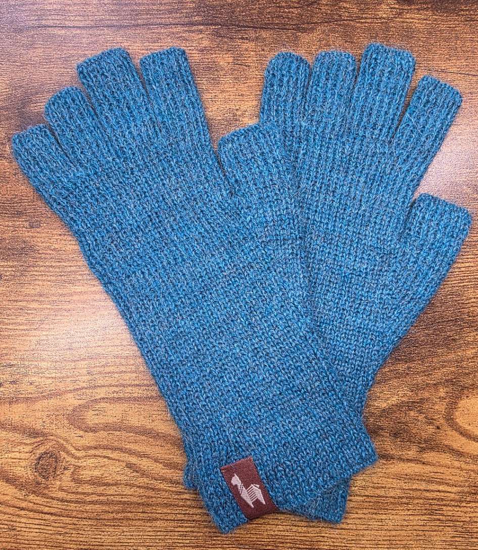 Women's Alpaca Half Finger Gloves