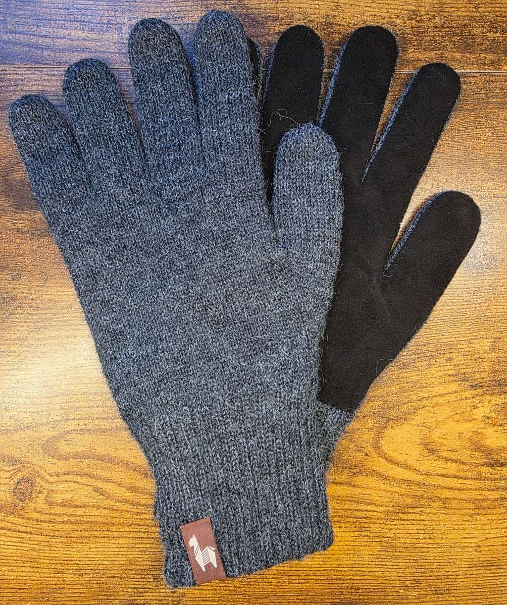 Double Layer Alpaca Driving Gloves
