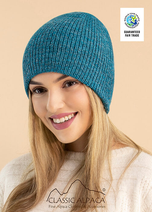 Women's Alpaca Double Knit Beanie