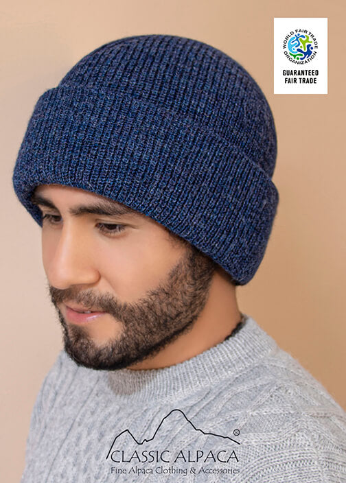 Men's Alpaca Double Knit Beanie