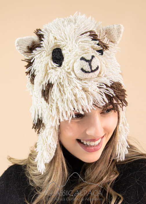 Alpaca Nose and Ears Beanie
