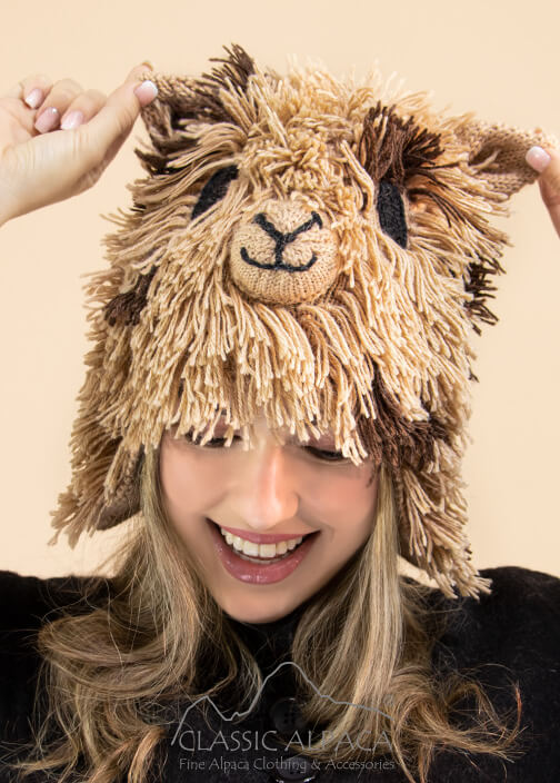 Alpaca Nose and Ears Beanie