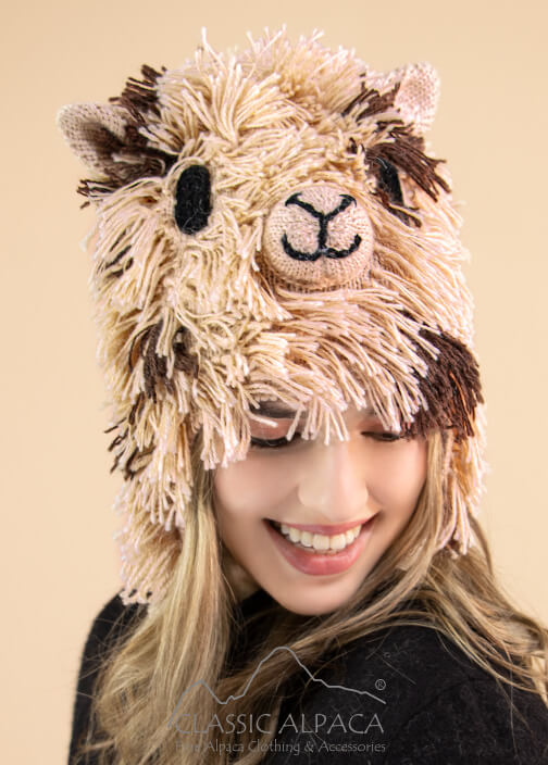 Alpaca Nose and Ears Beanie