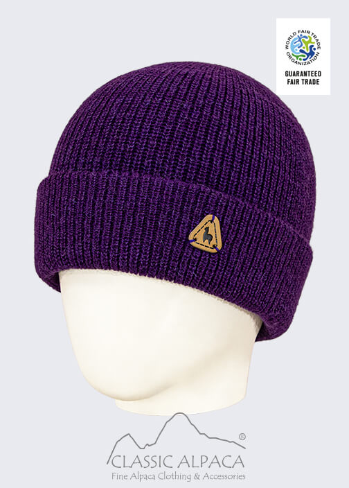 Women's Alpaca Double Knit Beanie