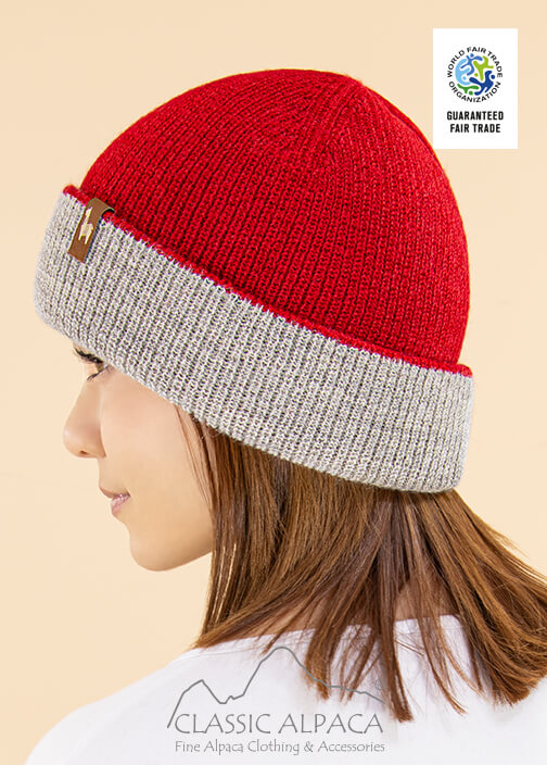 Classic Alpaca Reversible Beanie