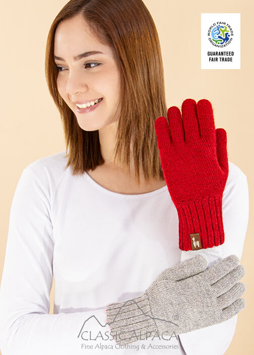 Classic Alpaca Heavyweight Reversible Glove