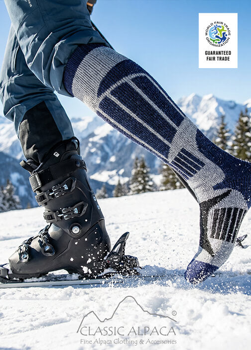 Classic Alpaca Ski and Snowboard Socks