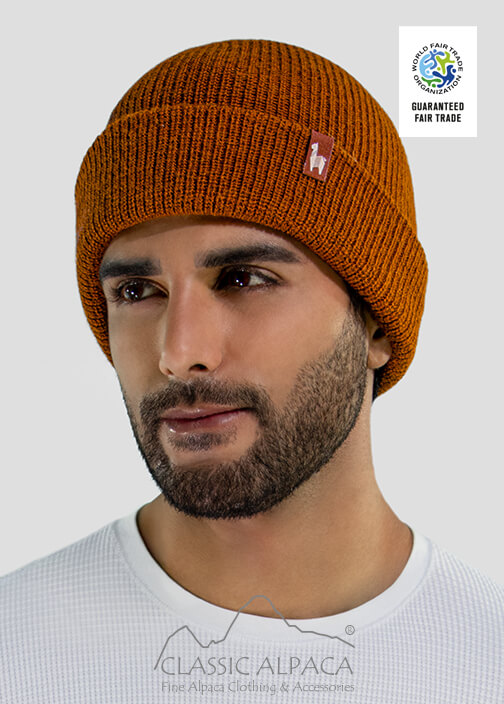 Men's Alpaca Double Knit Beanie
