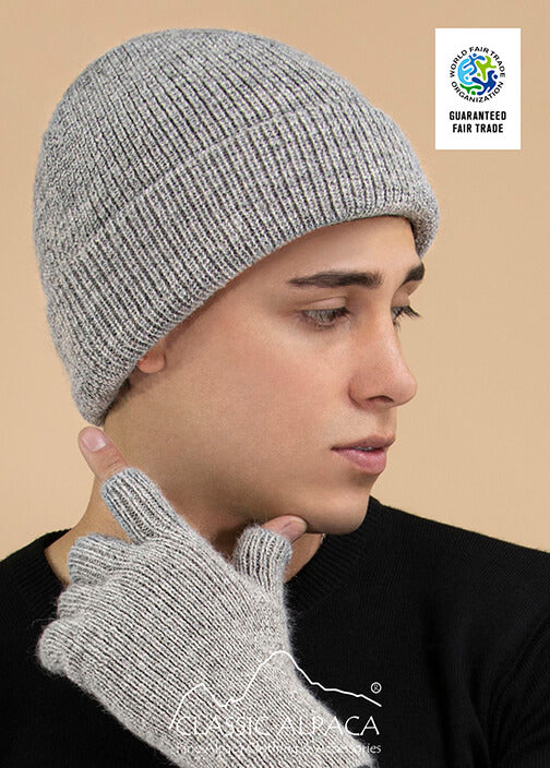 Men's Alpaca Double Knit Beanie