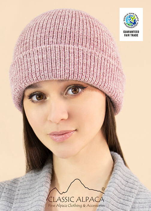 Women's Alpaca Double Knit Beanie
