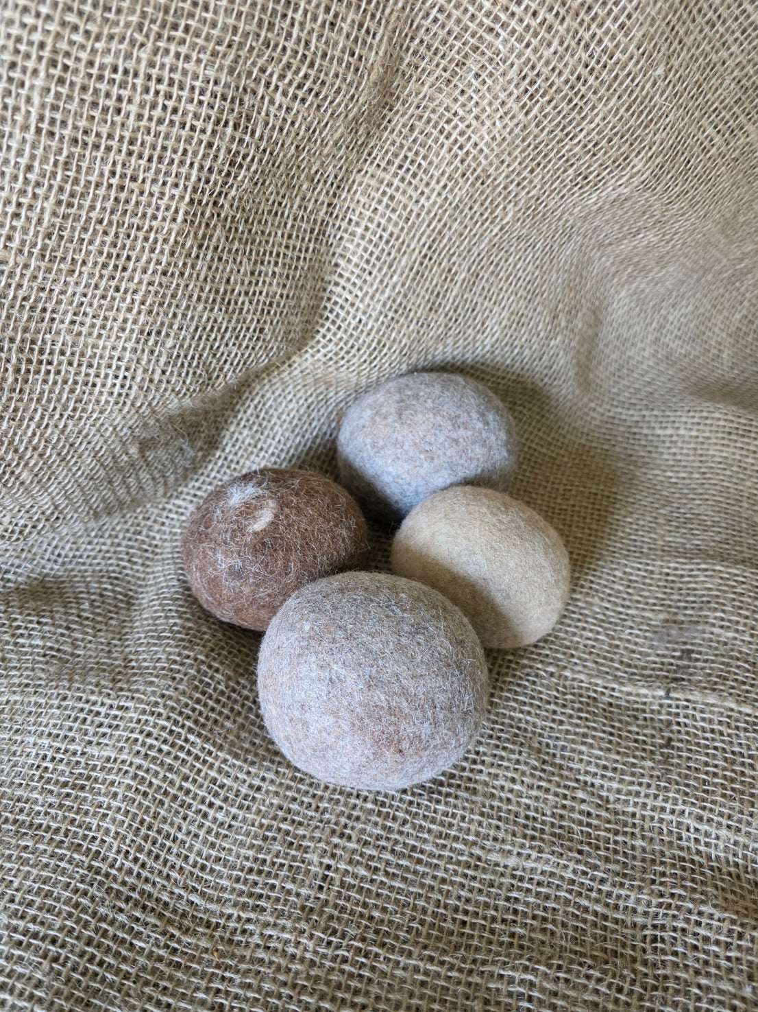 Hand Felted Alpaca Dryer Balls 3pack