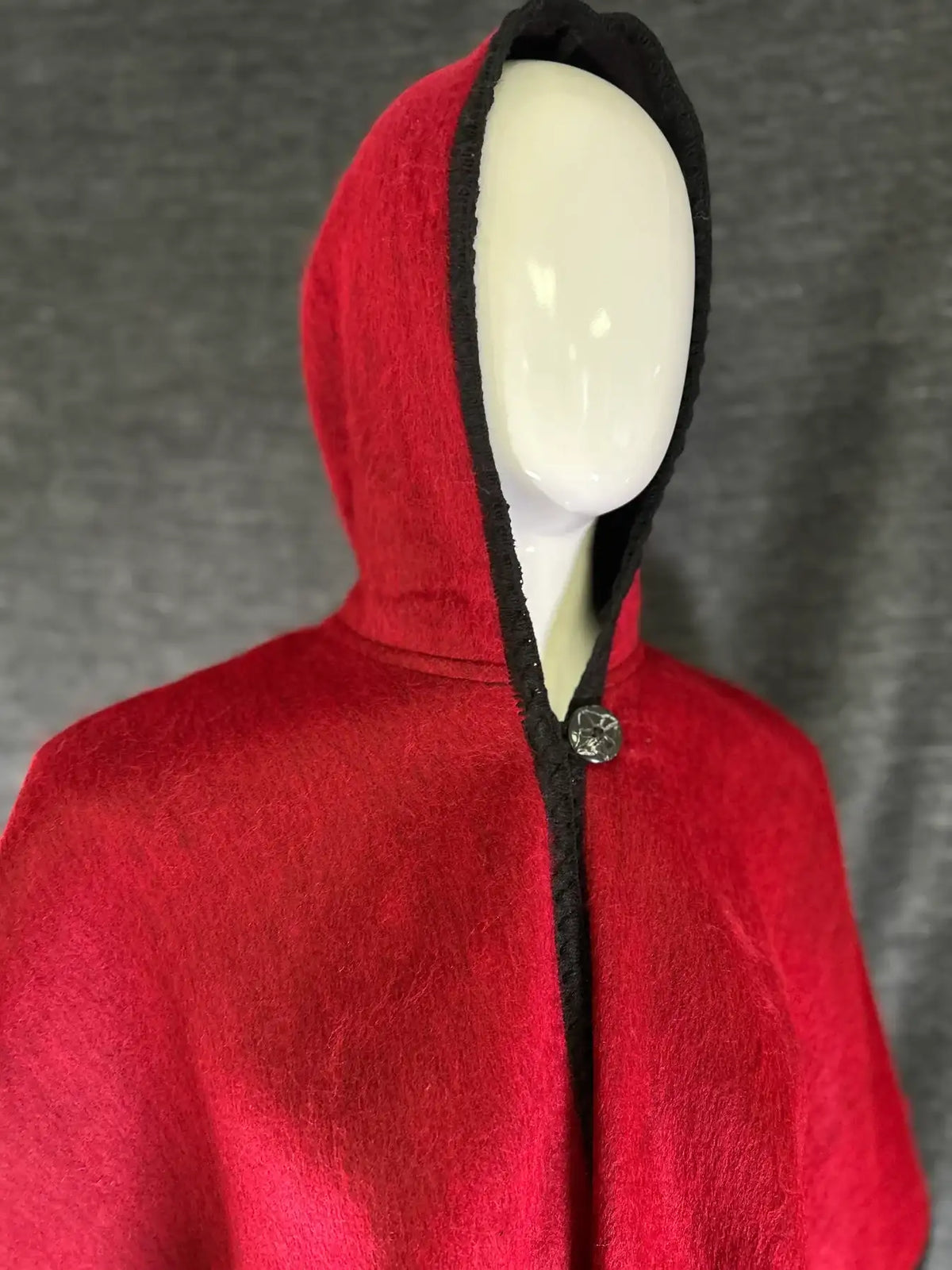 The Funky Alpaca Hooded Woven Cape