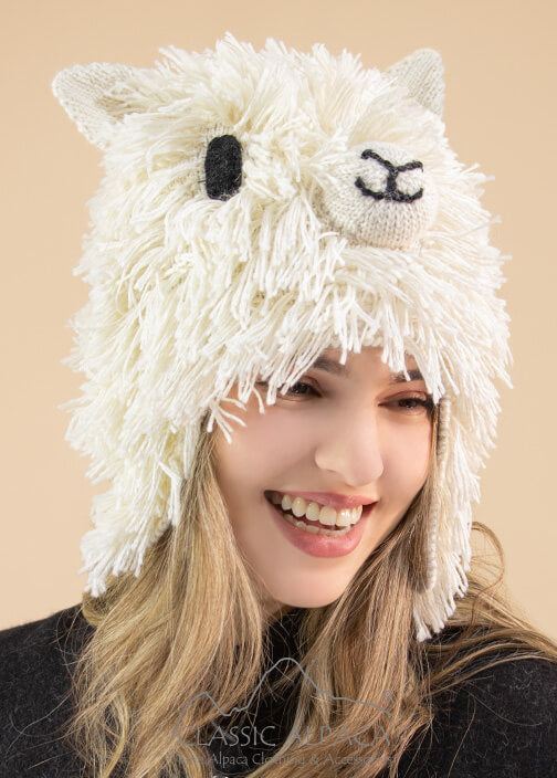 Alpaca Nose and Ears Beanie