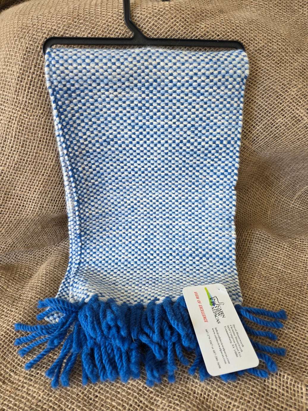100% Alpaca Handwoven Scarf