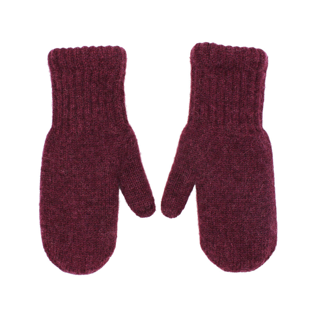 Boucle' Lined Alpaca Mittens