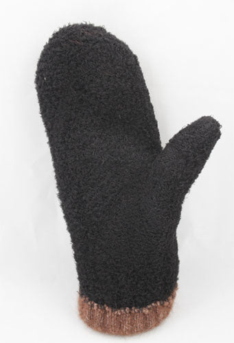 Boucle' Lined Alpaca Mittens