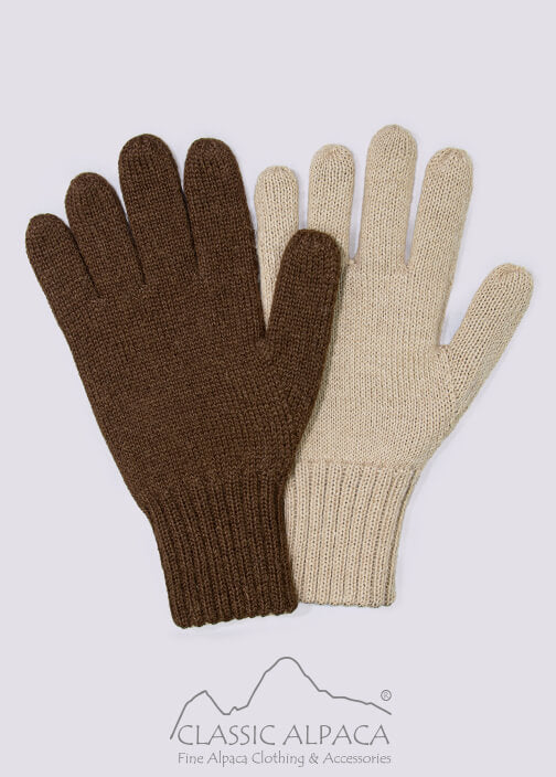 Classic Alpaca Heavyweight Reversible Glove