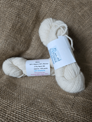 80% Alpaca 20% Merino Yarn Blend