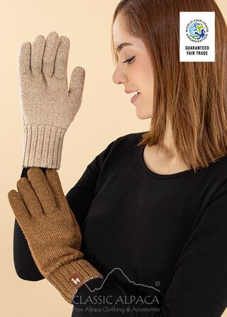 Classic Alpaca Heavyweight Reversible Glove
