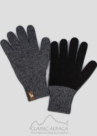 Double Layer Alpaca Driving Gloves