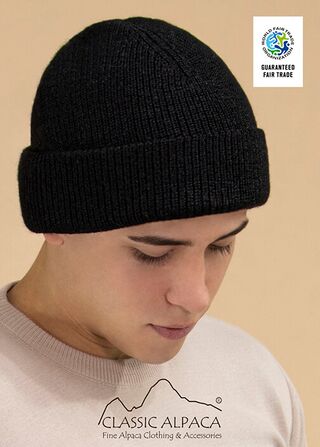 Men's Alpaca Double Knit Beanie