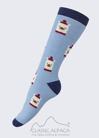 Premium Alpaca Holiday Sock